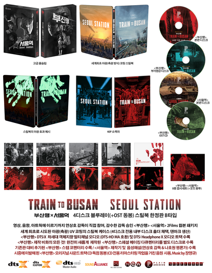 Train to Busan / Seoul Station 1-Click SteelBook (PA#45)(Korea)