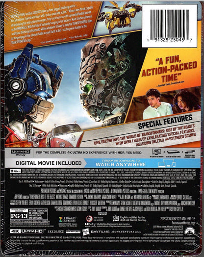 Transformers: Rise of the Beasts 4K SteelBook