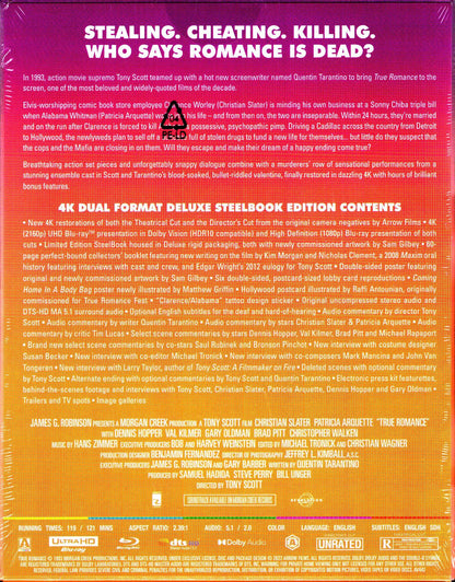 True Romance 4K Full Slip SteelBook: Deluxe Limited Edition
