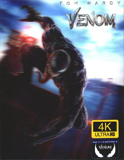 Venom 3D & 4K XL Lenticular SteelBook (2018)(FAC#113)(Czech)