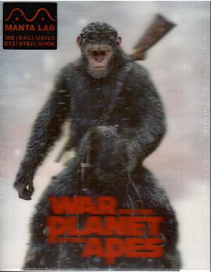 War For the Planet of the Apes 3D & 4K 1-Click SteelBook (ME#13)(Hong Kong)