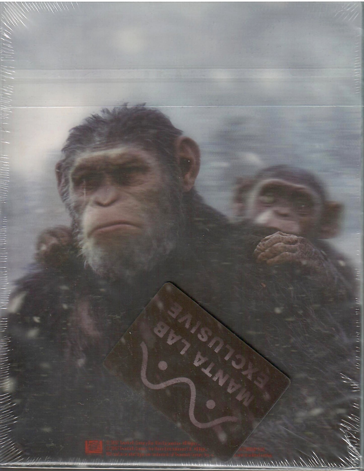 War For the Planet of the Apes 3D & 4K 1-Click SteelBook (ME#13)(Hong Kong)