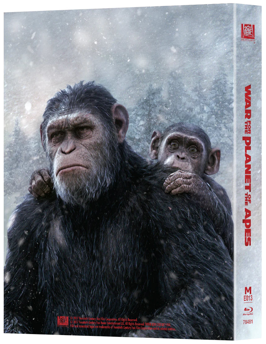 War For the Planet of the Apes 3D & 4K 1-Click SteelBook (ME#13)(Hong Kong)