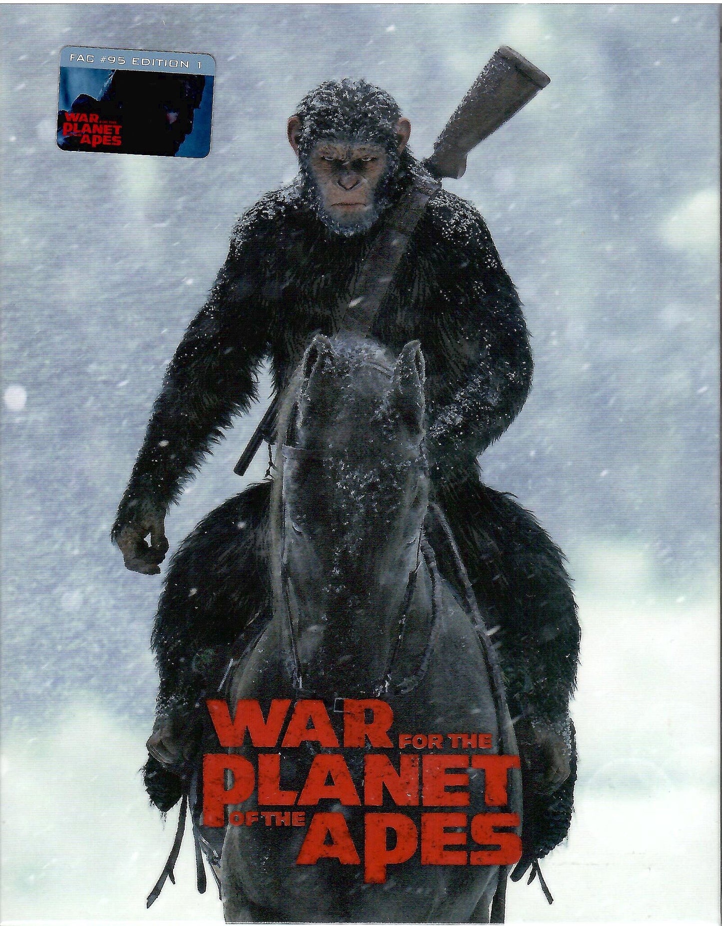 War For the Planet of the Apes 3D Full Slip SteelBook + Lenticular Magnet (FAC#095)(Czech)