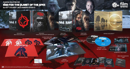 War For the Planet of the Apes 3D Lenticular SteelBook (FAC#095)(Czech)