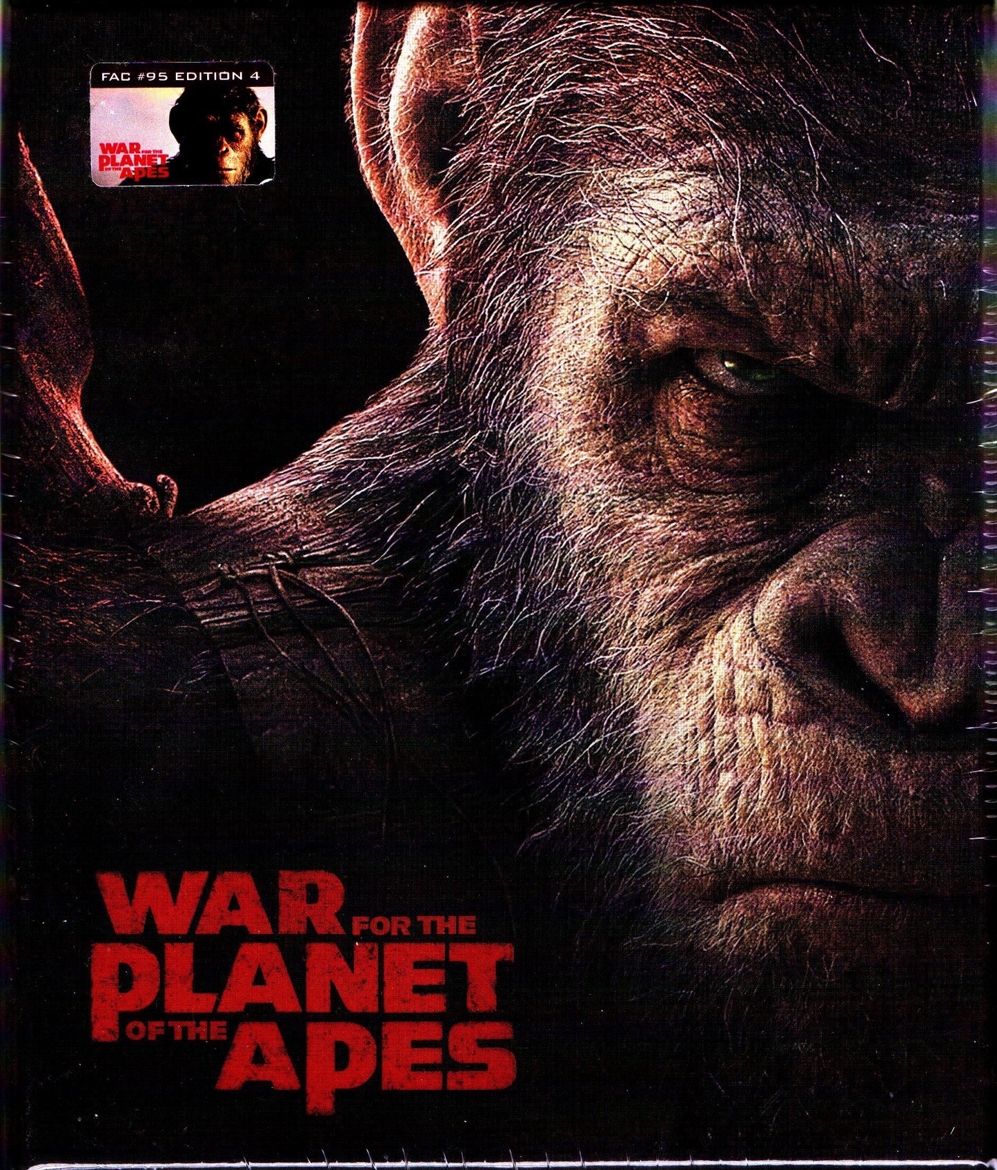 War For the Planet of the Apes 3D & 4K XL 1-Click SteelBook Maniacs Box Set (FAC#095)(Czech)