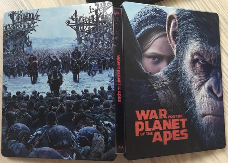 War For the Planet of the Apes 3D Lenticular SteelBook (FAC#095)(Czech)