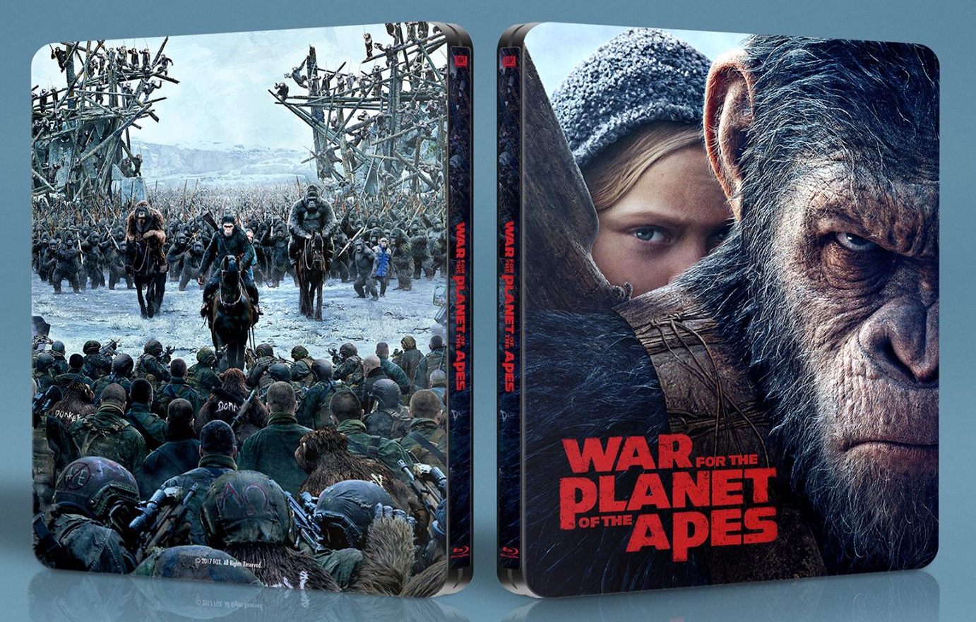 War For the Planet of the Apes 3D Full Slip SteelBook + Lenticular Magnet (FAC#095)(Czech)