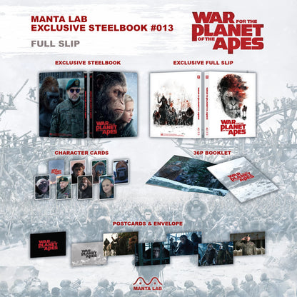 War For the Planet of the Apes 4K Full Slip SteelBook (ME#13)(Hong Kong)