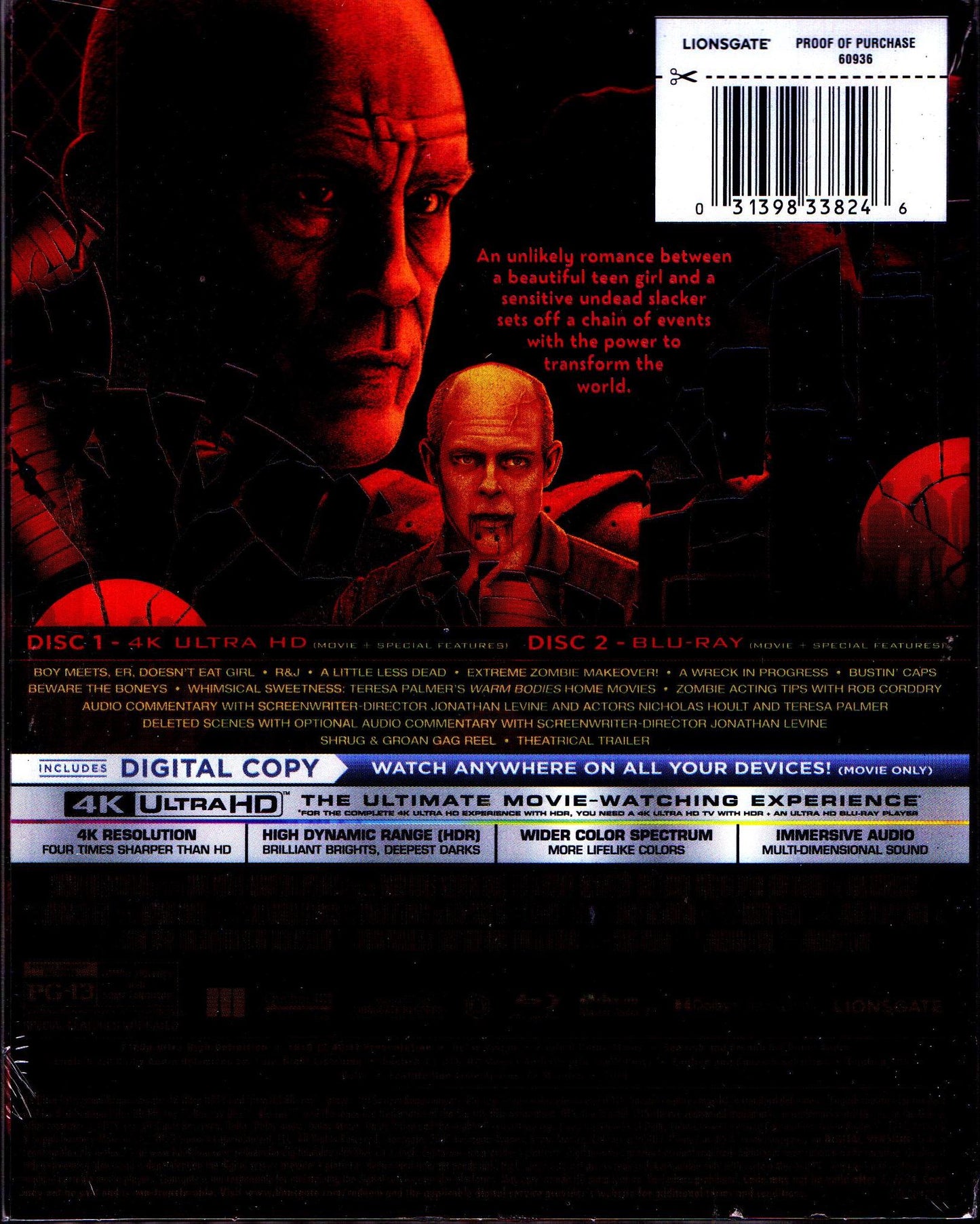 Warm Bodies 4K SteelBook (Exclusive)