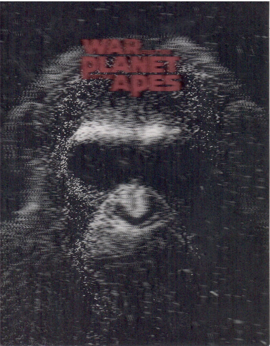 War for the Planet of the Apes Lenticular Sticker For SteelBook (FAC#95)(Czech)