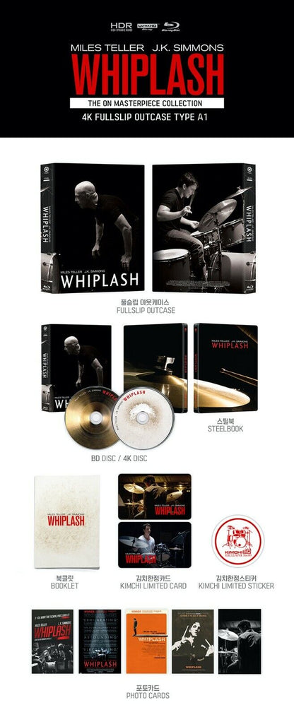 Whiplash 4K 1-Click SteelBook (KE#80)(Korea)