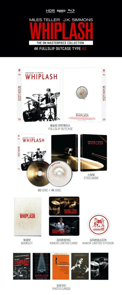 Whiplash 4K Full Slip A2 SteelBook (KE#80)(Korea)