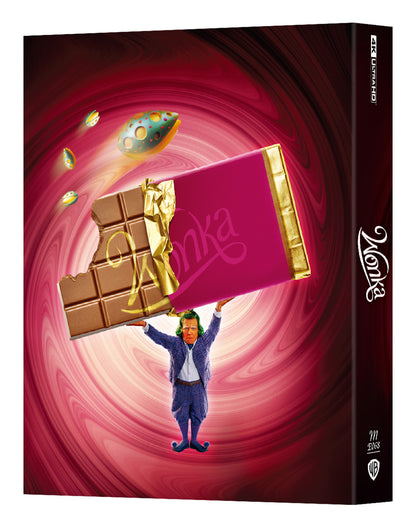 Wonka 4K Double Lenticular A SteelBook (ME#68)(2023)(Hong Kong)