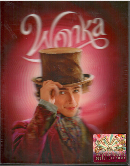 Wonka 4K Double Lenticular A SteelBook (ME#68)(2023)(Hong Kong)