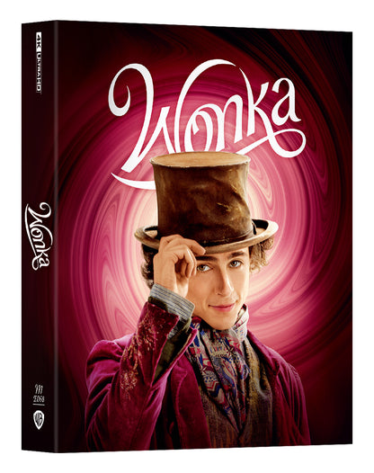 Wonka 4K Double Lenticular A SteelBook (ME#68)(2023)(Hong Kong)