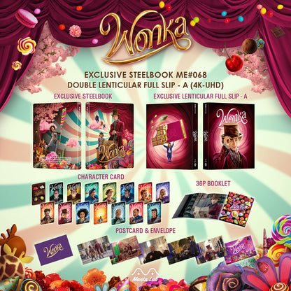 Wonka 4K 1-Click SteelBook (ME#68)(2023)(Hong Kong)