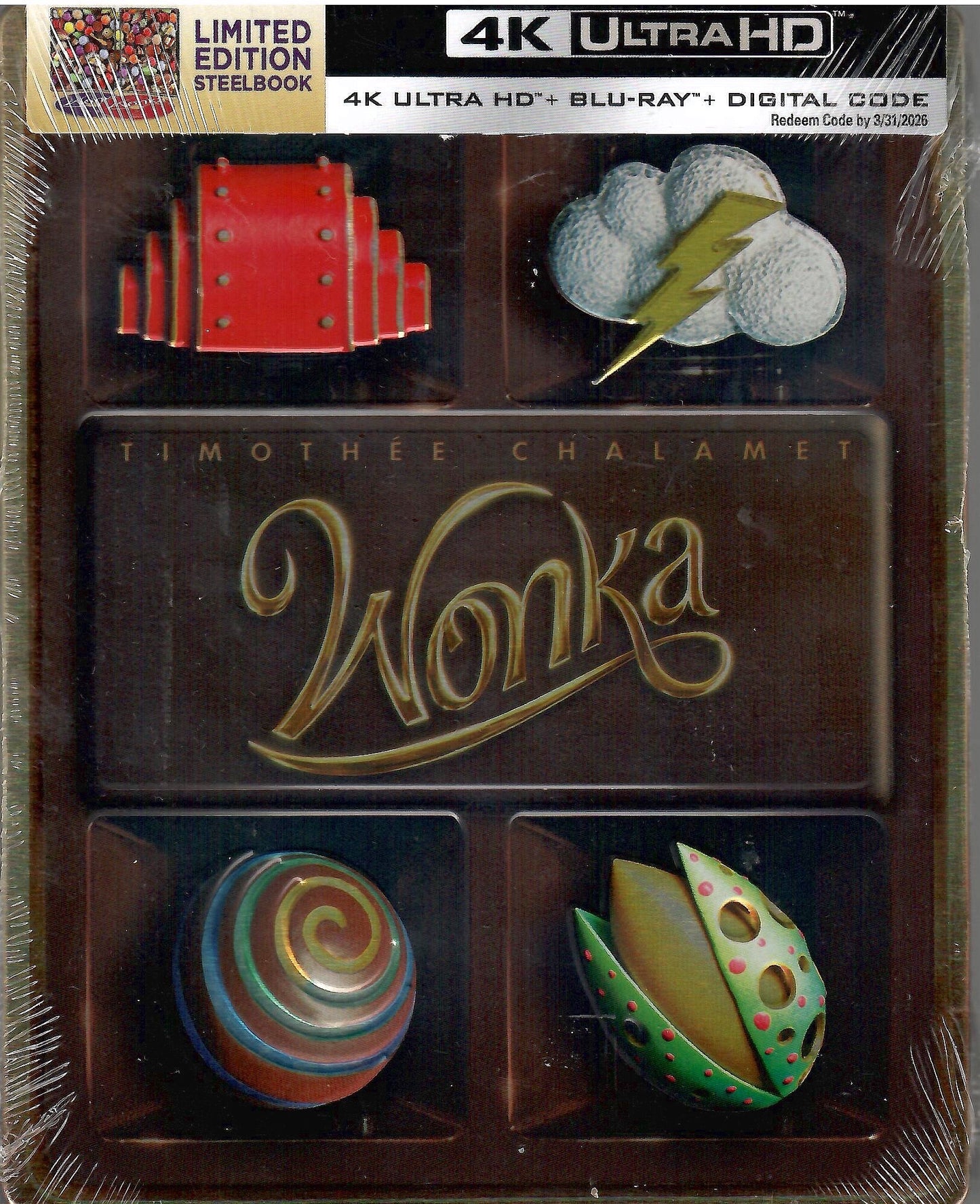 Wonka 4K SteelBook (2023)(Exclusive)