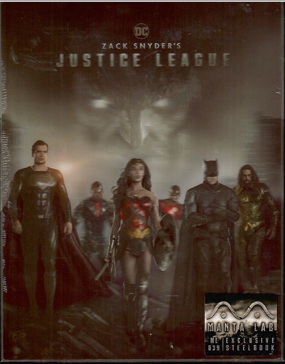 Zack Snyder's Justice League 4K Double Lenticular SteelBook (ME#39)(2017)(Hong Kong)