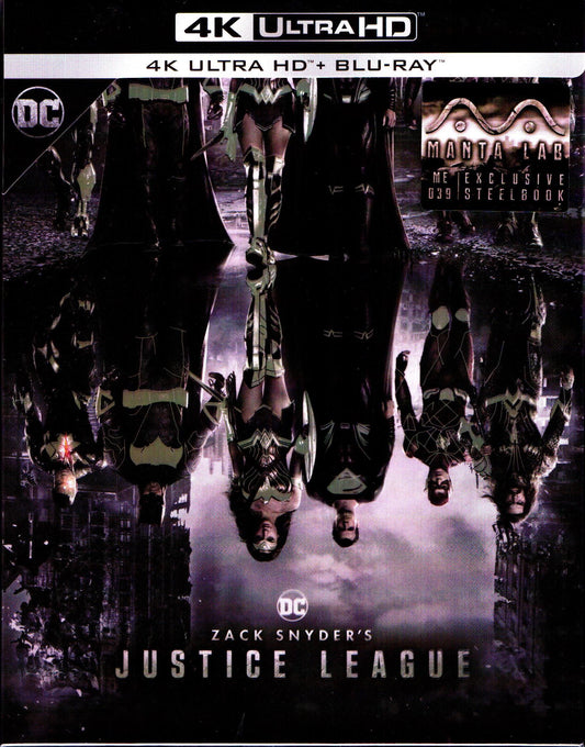 Zack Snyder's Justice League 4K Full Slip SteelBook (ME#39)(2017)(Hong Kong)