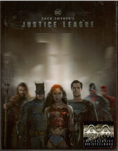 Zack Snyder's Justice League 4K 1-Click SteelBook (ME#39)(2017)(Hong Kong)