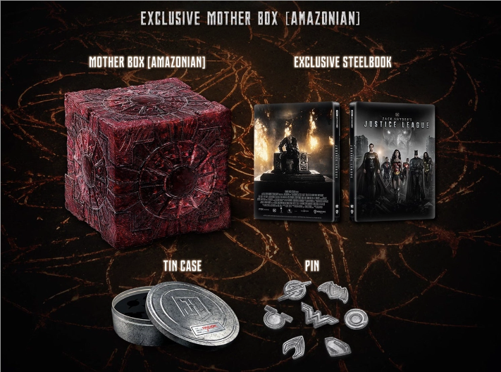 Zack Snyder's Justice League 4K SteelBook: Amazonian Mother Box (ME#39)(2017)(Hong Kong)