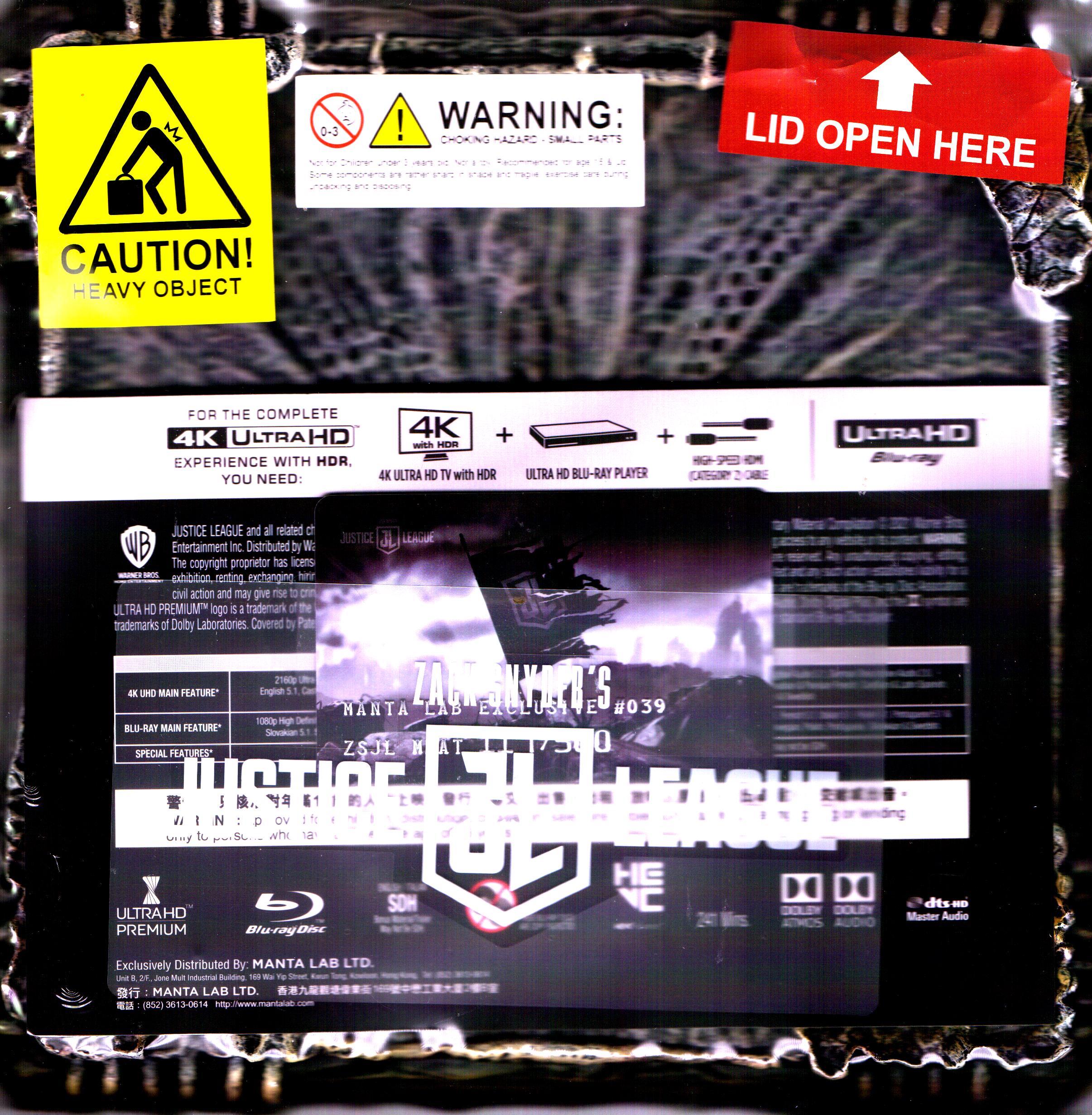 Justice League Zack Snyder's shops Cut Steelbook: 4K, Blu Ray Sealed New Mint US