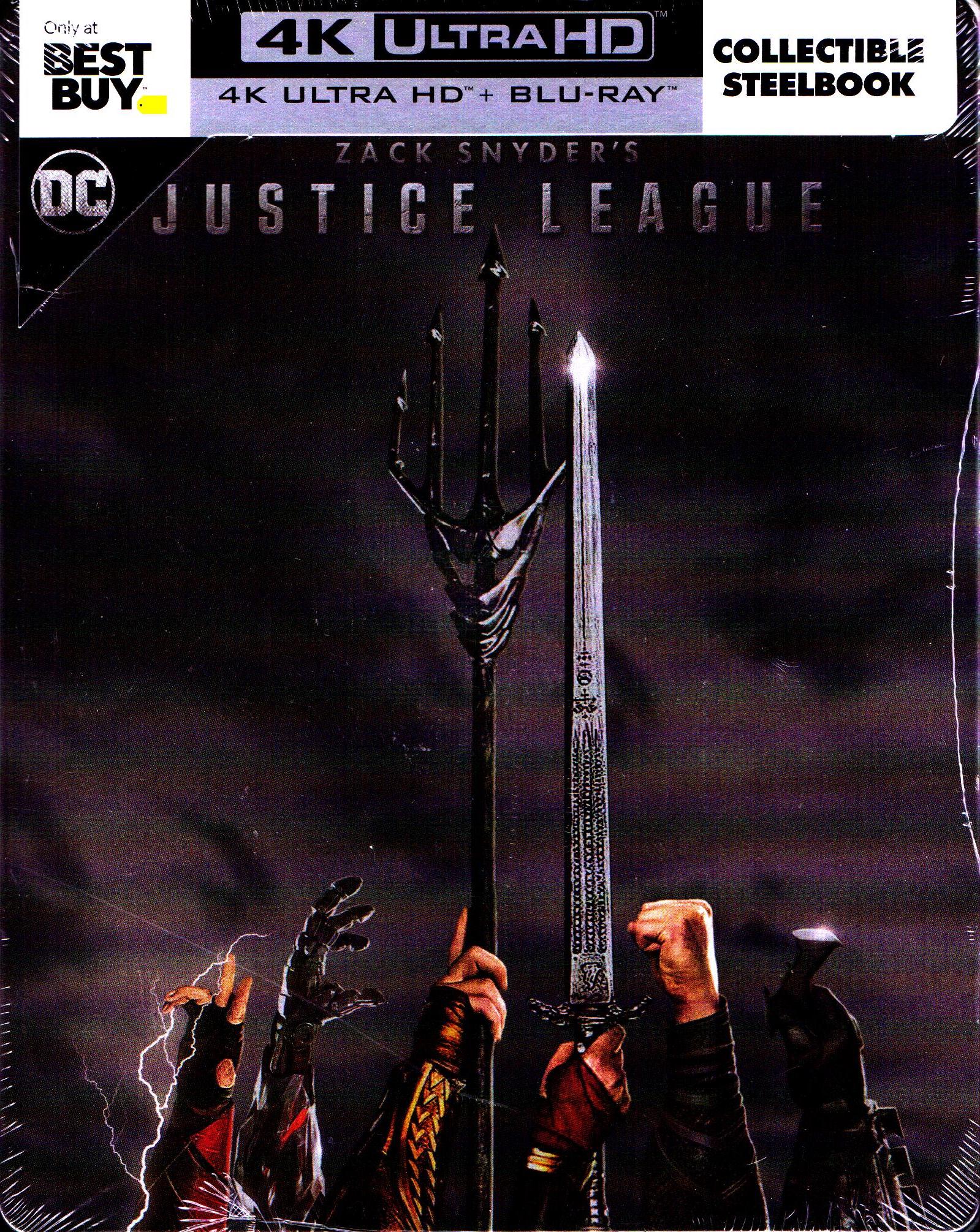 Zack Snyder's Justice League 4K Best Buy sale Exclusive Steelbook