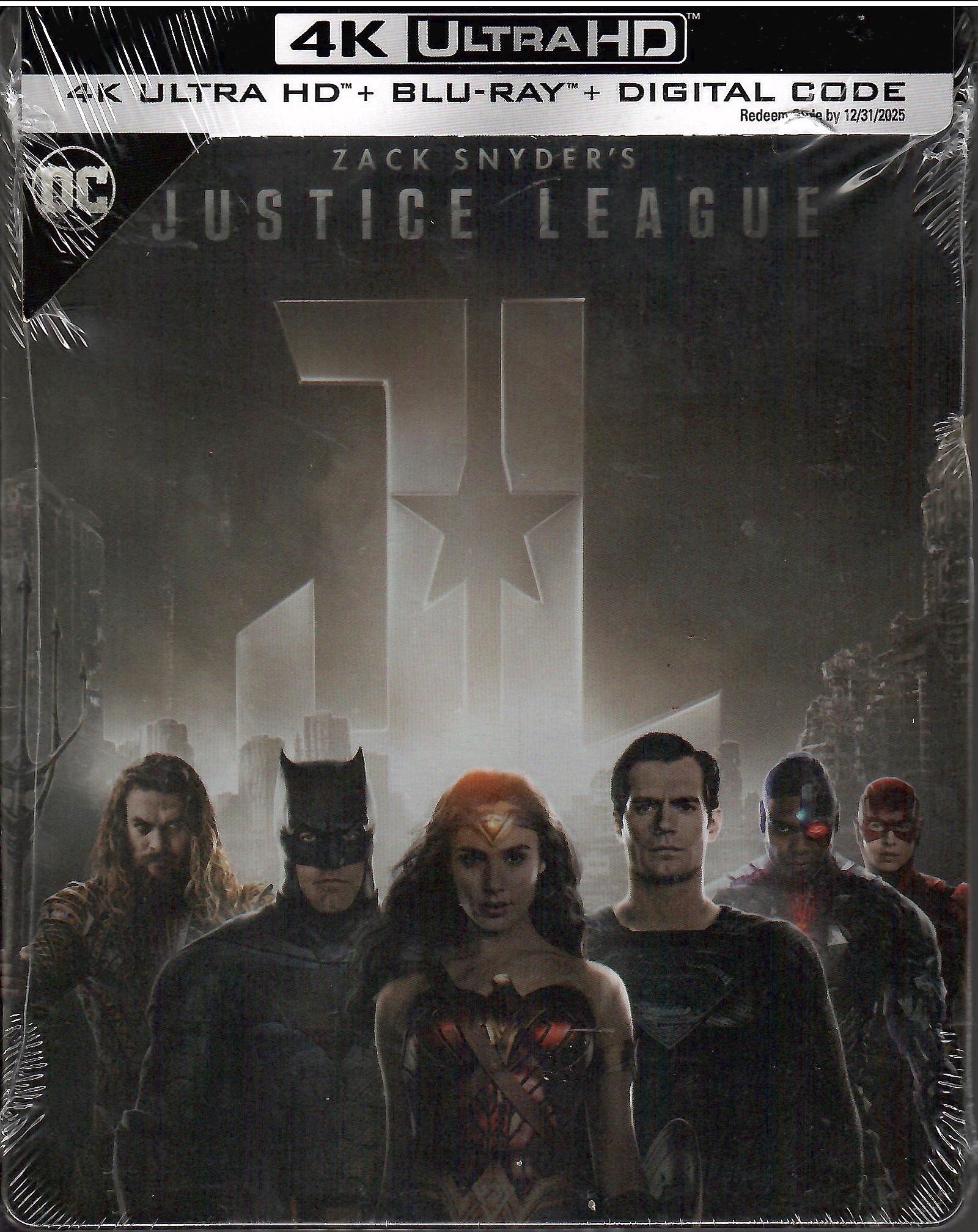 Zack Snyder's Justice League 4K SteelBook (Re-release)(Exclusive ...