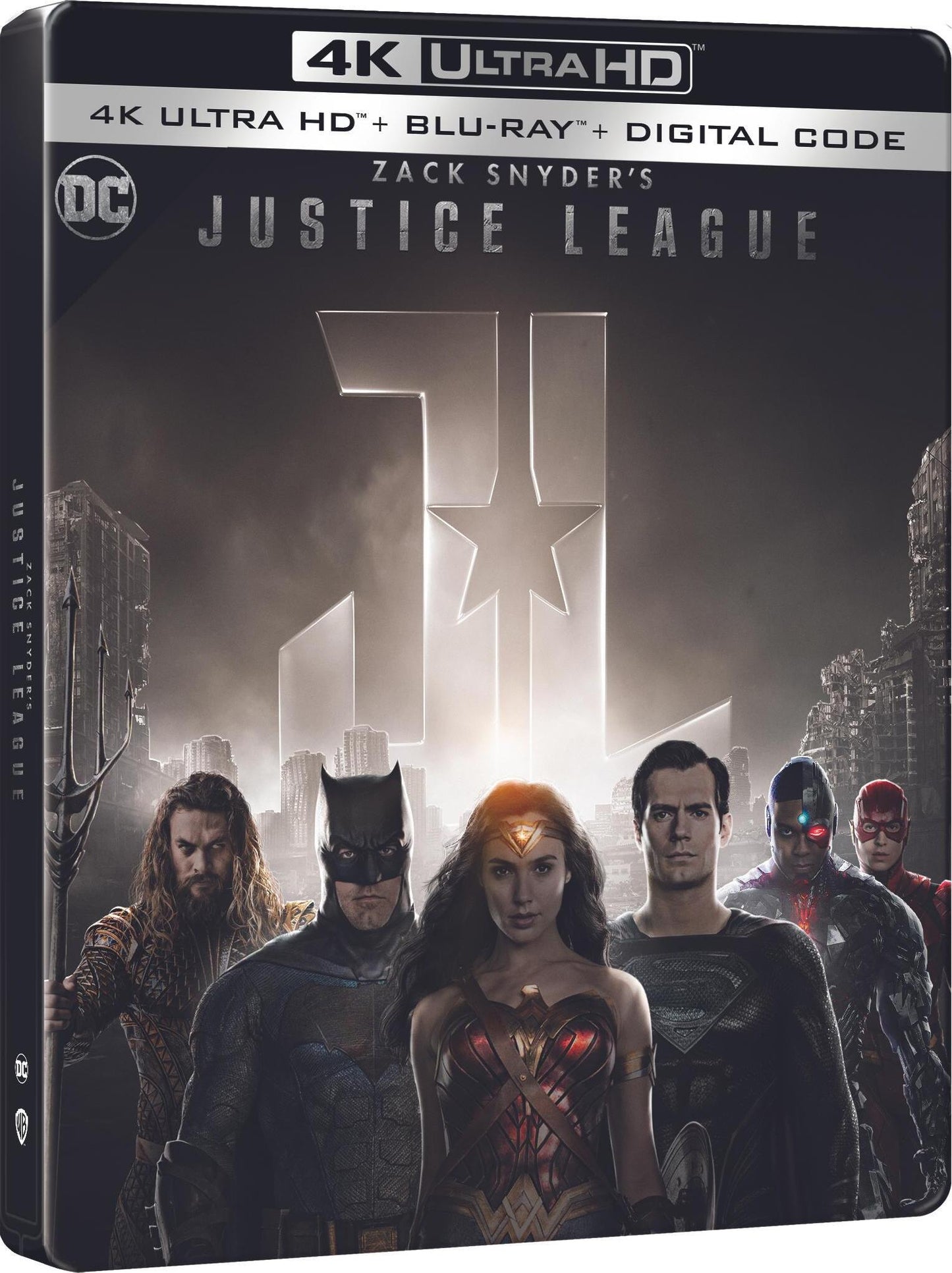 Zack Snyder's Justice League 4K SteelBook (Re-release)(Exclusive)