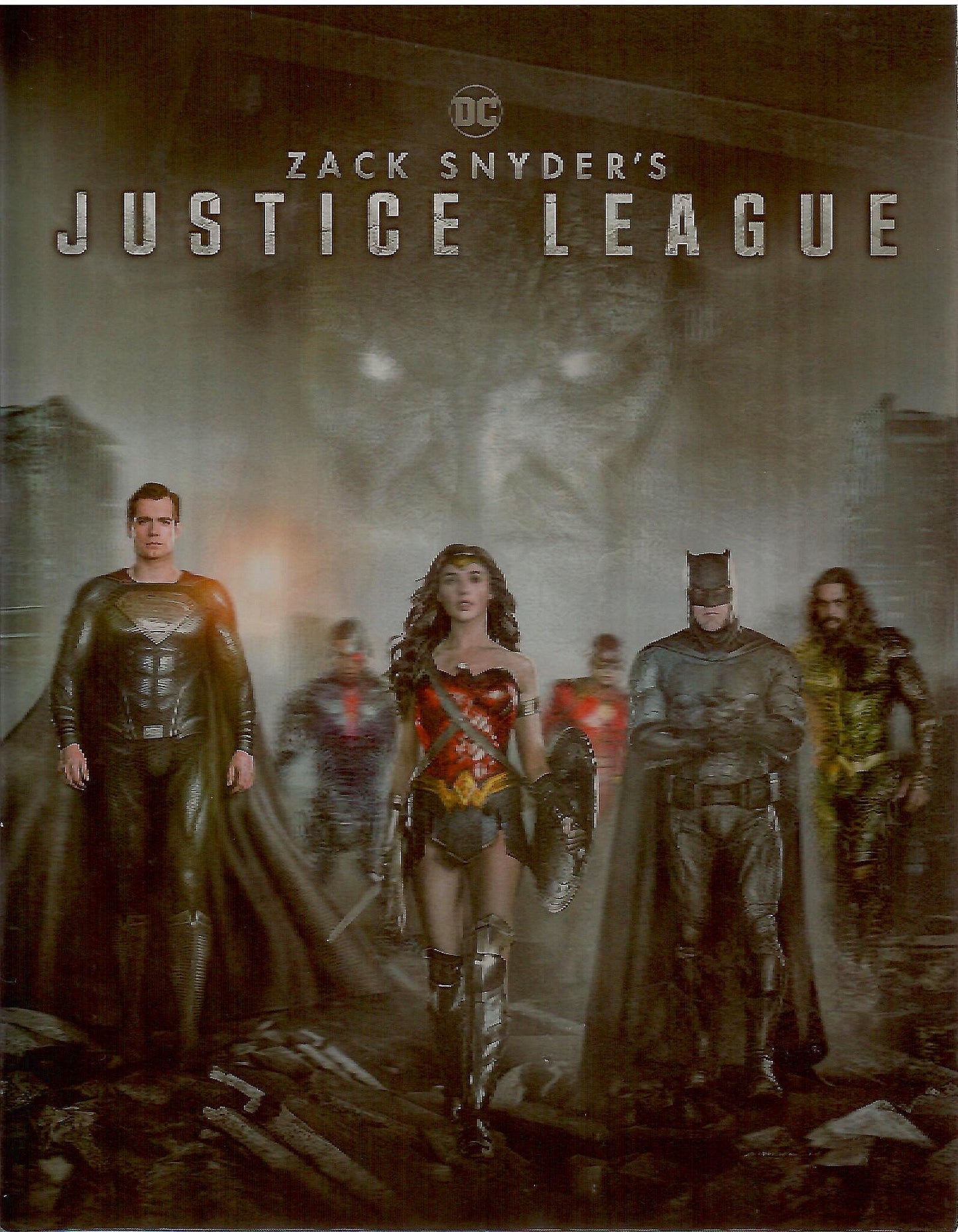 Zack Snyder's Justice League Lenticular Sticker Version A For SteelBook (2017)(FAC#163)(Czech)