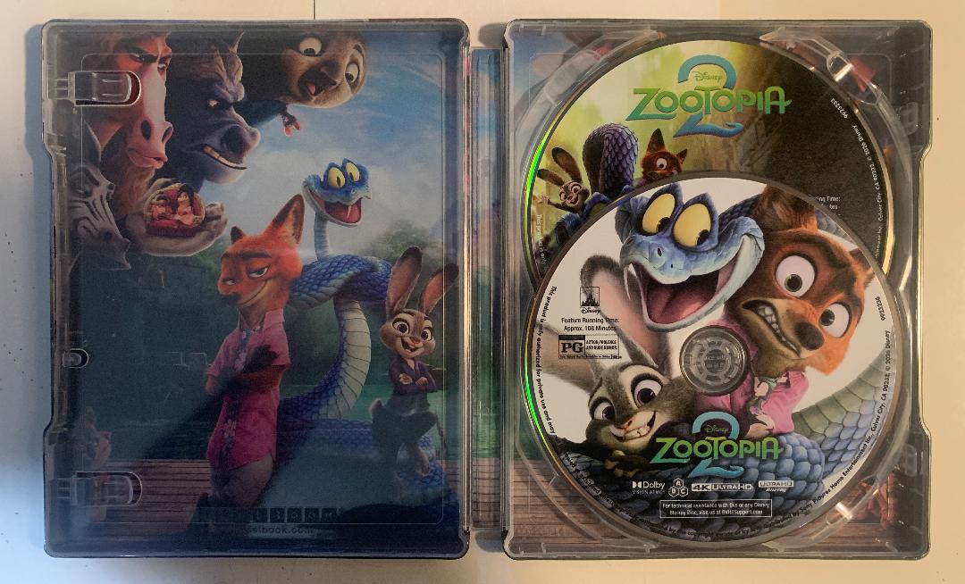 Zootopia 2 4K SteelBook (2025)