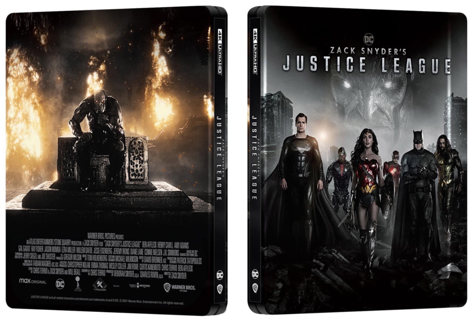 Zack Snyder's Justice League 4K Full Slip SteelBook (ME#39)(2017)(Hong Kong)