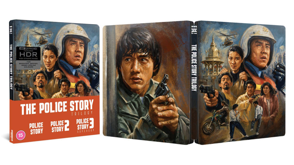 [Pre-Order] The Police Story Trilogy 4K SteelBook (1985-1992)(UK)