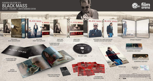 Black Mass Full Slip SteelBook + Lenticular Magnet (FAC#32)(Czech)