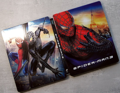 Spider-Man Trilogy 4K 1-Click SteelBook (WCE#009 + WCE#010 + WCE#011)(Korea)