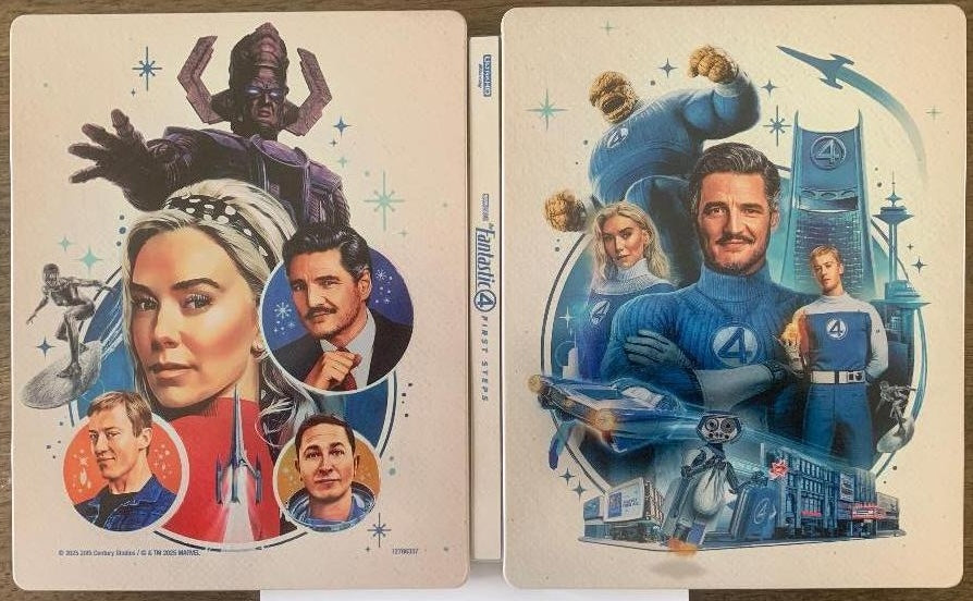 Fantastic 4: First Steps 4K SteelBook w/ Lenticular Magnet + Comic (2025)(Exclusive)