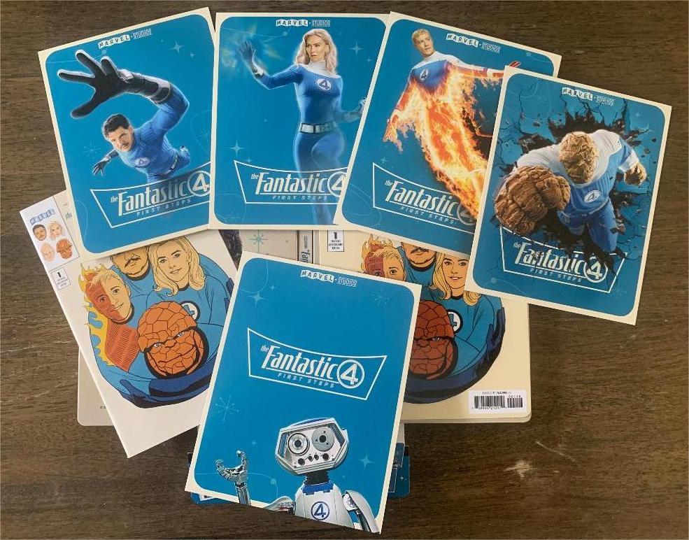 Fantastic 4: First Steps 4K SteelBook w/ Lenticular Magnet + Comic (2025)(Exclusive)