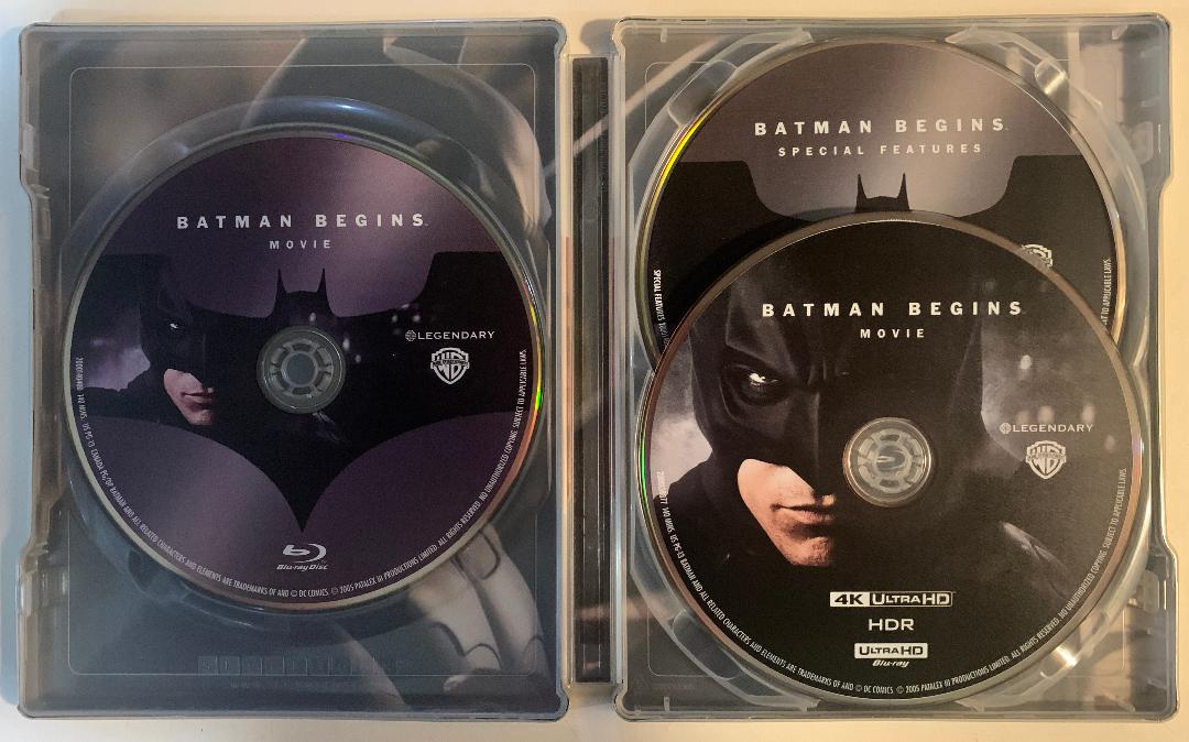 The Dark Knight 4K Trilogy 1-Click SteelBook (Exclusive)