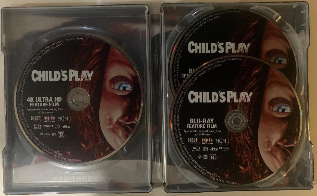 Child's Play 4K SteelBook (1988)(Re-release)