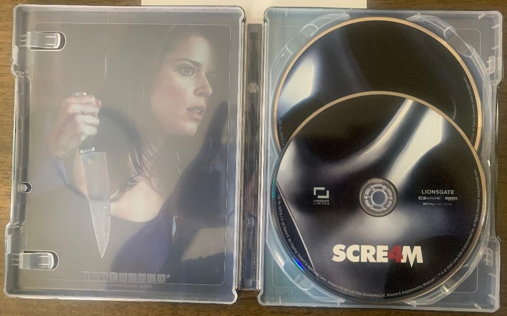Scream 4 4K SteelBook (2011)(Exclusive)