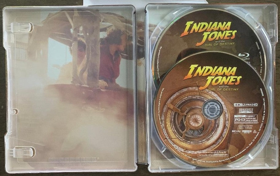 Indiana Jones and the Dial of Destiny 4K Steelbook (Exclusive) – Blurays  For Everyone