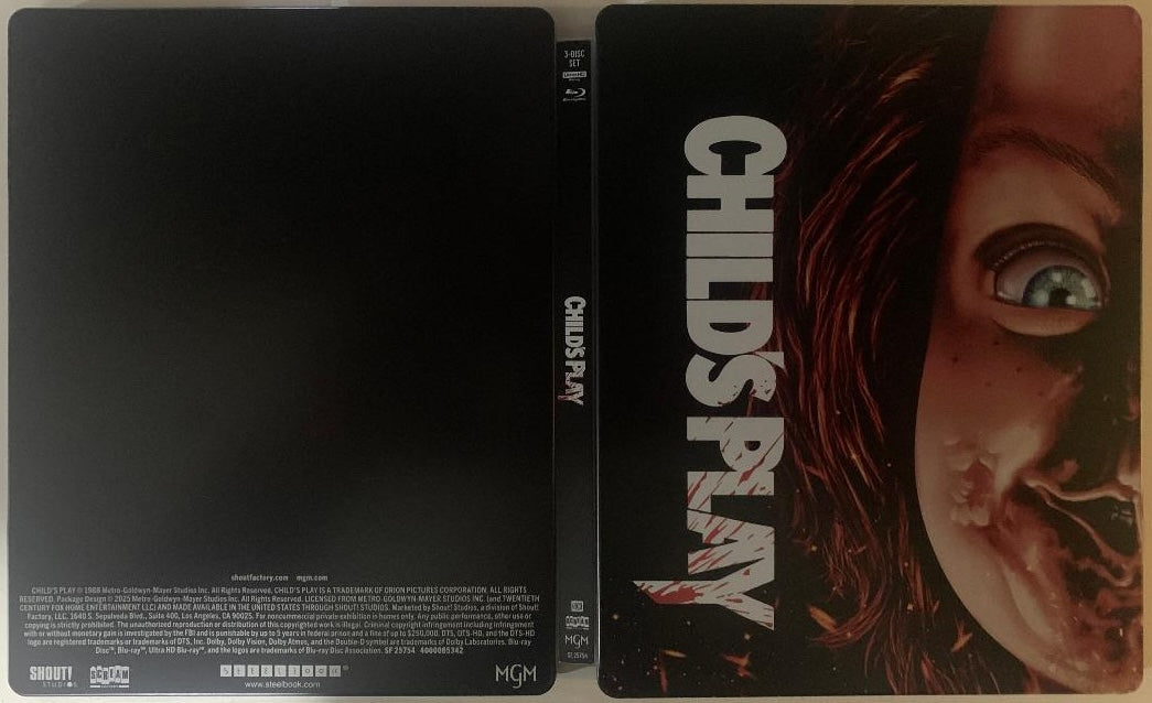 Child's Play 4K SteelBook (1988)(Re-release)
