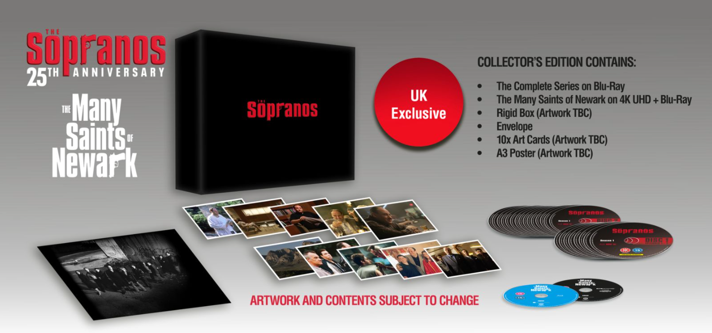 The Sopranos: The Complete Series - Collector's Limited Edition (UK) + The Many Saints of Newark 4K